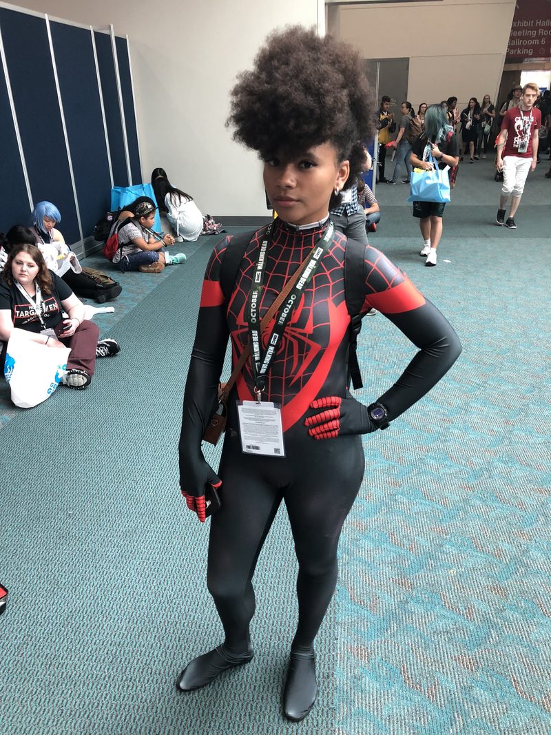 With great power comes an even greater hairstyle for this Ultimate Spider-Woman.